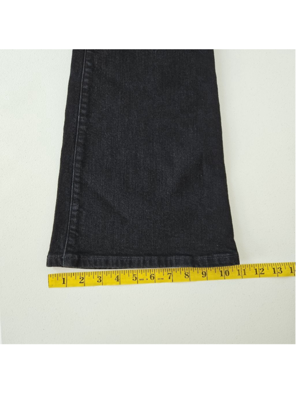 J.Crew '96 Slim Flare High Rise Jeans Size 27 Black Retro 90's Style - Picture 13 of 13